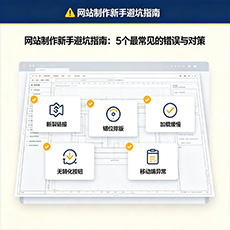 昆明建站-网站制作新手避坑指南：5个最常见的错误与对策
