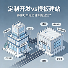 昆明建站-定制开发vs模板建站:哪种方案更适合你的企业?