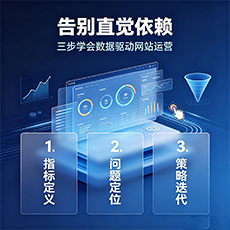 昆明建站-告别直觉依赖：三步学会数据驱动网站运营