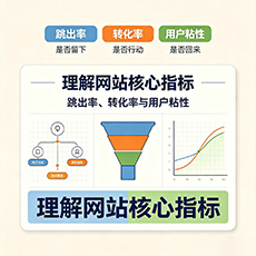 昆明建站-理解网站核心指标：跳出率、转化率与用户粘性