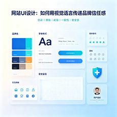 昆明建站-网站UI设计：如何用视觉语言传递品牌信任感