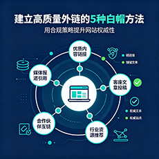 昆明建站-建立高质量外链的5种白帽方法